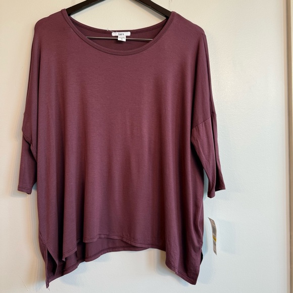 Bar 111 NWT “Myrtle Beach” “Vineyard Wine” flowy blouse size medium Made in USA. - Picture 7 of 9